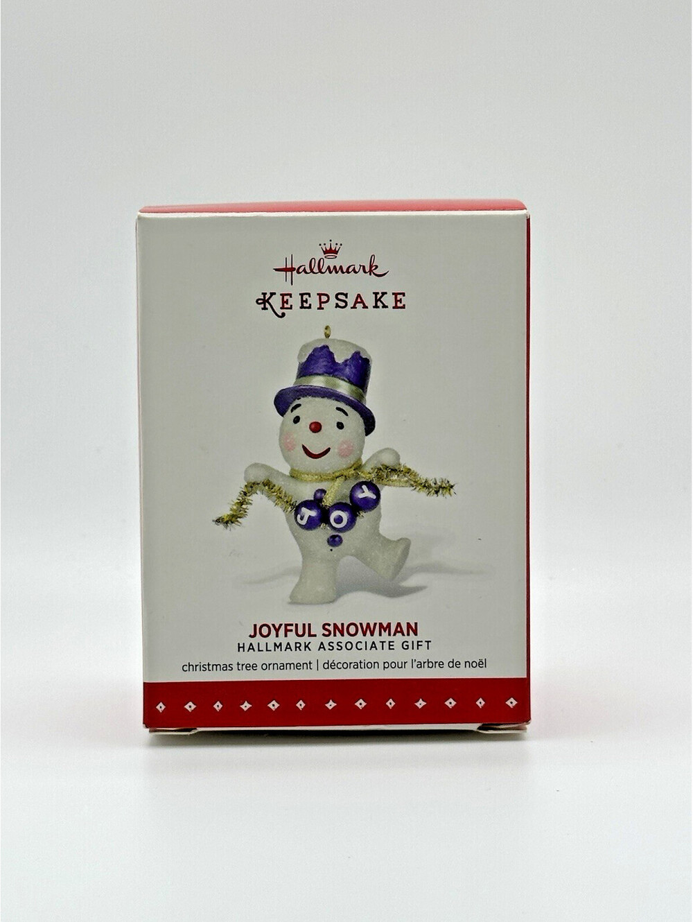 Hallmark Keepsake Joyful Snowman Ornament Associate Gift 2015